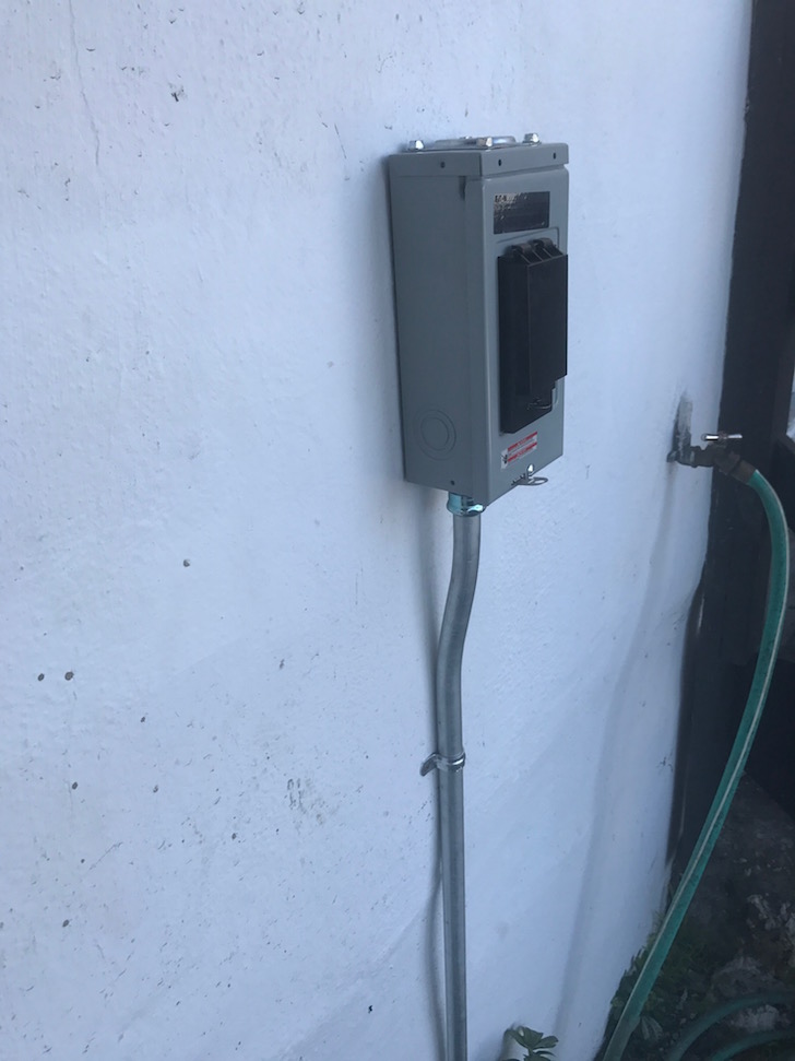 Hot tub GFCI switch - the cost of installing electrical for a hot tub