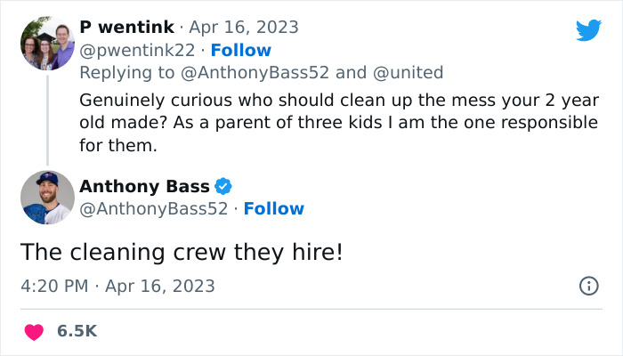 Clean up after kid on Airplane debate